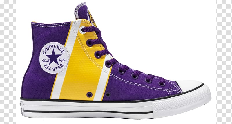 Los Angeles Lakers Chuck Taylor All-Stars Converse Sneakers High-top, nike transparent background PNG clipart
