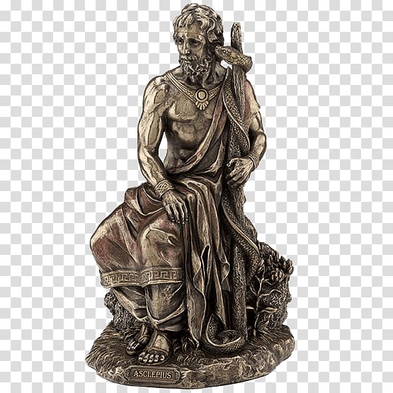 Hades Asclepius Greek mythology Statue Sculpture, Greek statue transparent background PNG clipart