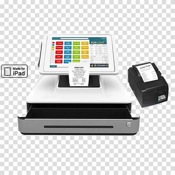 Point of sale Cash register Computer Software Card reader Retail, ipad transparent background PNG clipart