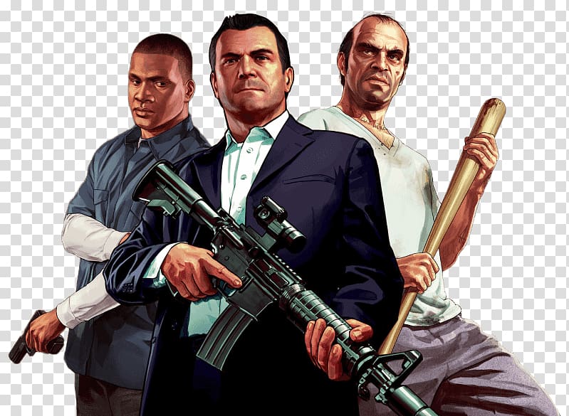 Grand Theft Auto V Grand Theft Auto: San Andreas Trevor Philips Franklin Clinton, others transparent background PNG clipart