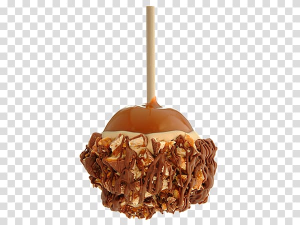 Caramel apple Candy apple Toffee Chocolate bar Reese\'s Peanut Butter Cups, Caramel Apple transparent background PNG clipart