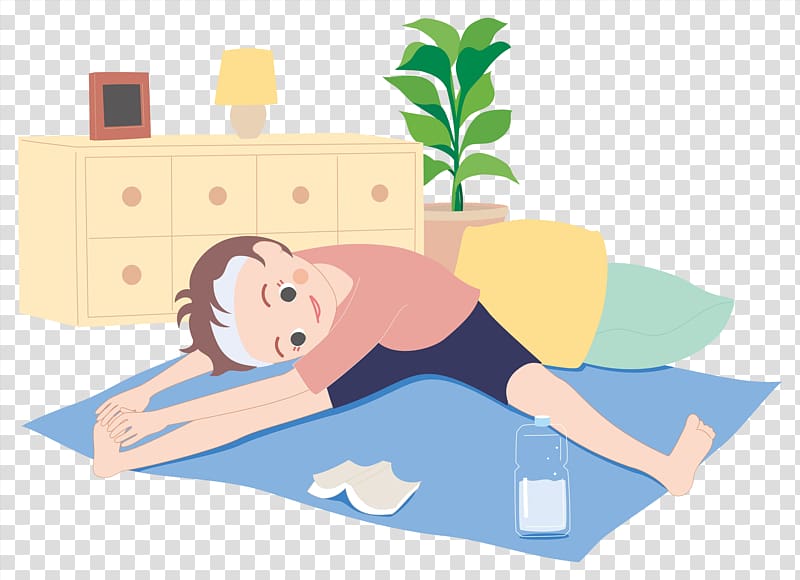illustration Illustration, Yoga girl transparent background PNG clipart