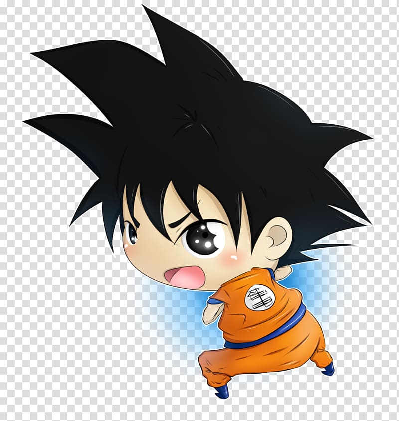 Goku Vegeta Gohan Kamehameha Super Saiyan, goku Chibi transparent background PNG clipart