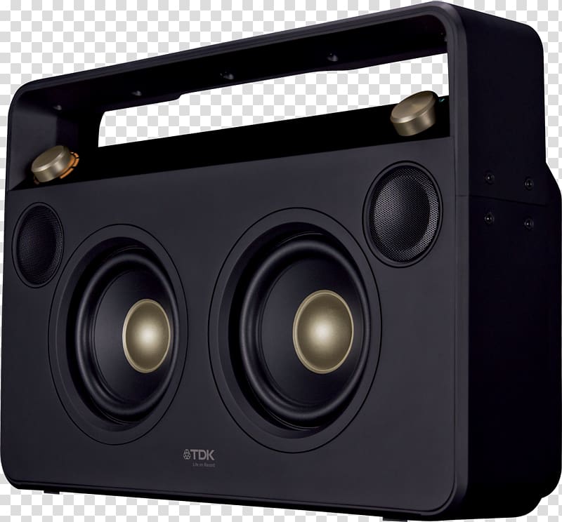 Boombox Wireless speaker Bluetooth Loudspeaker, bluetooth transparent background PNG clipart