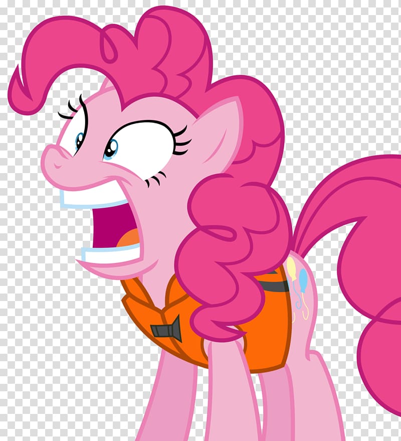 P.P.O.V. (Pony Point of View) Pinkie Pie Horse Art, Ready transparent background PNG clipart