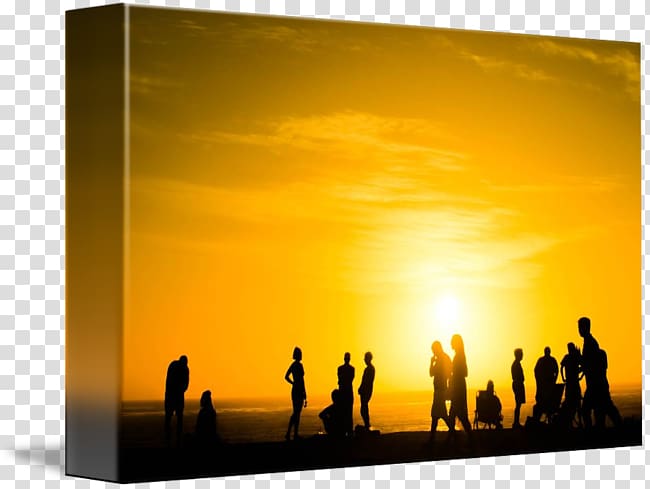 Silhouette Heat Sky plc, Sunset Beach transparent background PNG clipart
