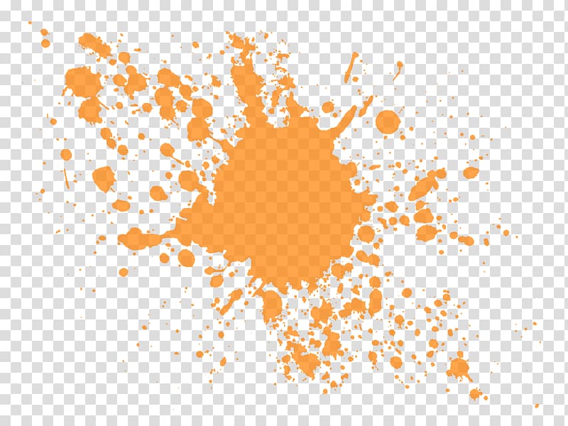 orange splatter, Meadow Slasher Color Pink , Orange Splat transparent background PNG clipart