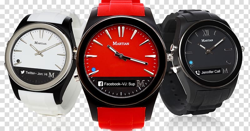 Smartwatch MetaWatch Martian Watches Samsung Gear 2, watch transparent background PNG clipart