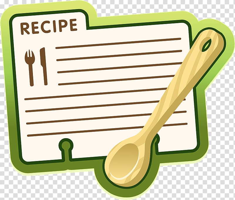 Recipe Cookbook Chef , Recipe transparent background PNG clipart