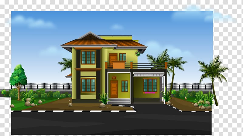 Property House Residential area Villa Cottage, rescue sb. transparent background PNG clipart