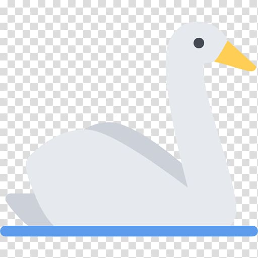 Goose Cygnini Duck Bird Waterfowl, swan transparent background PNG clipart