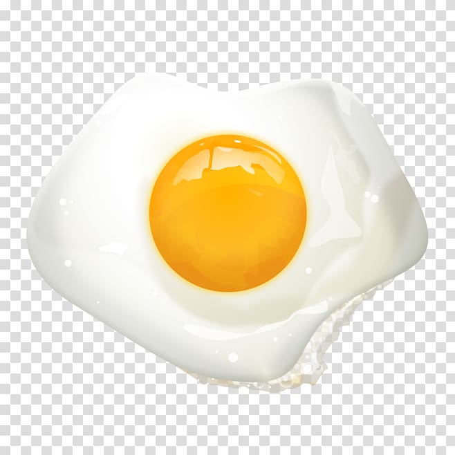 sunny side up egg illustration, Fried egg Breakfast Yolk, egg transparent background PNG clipart