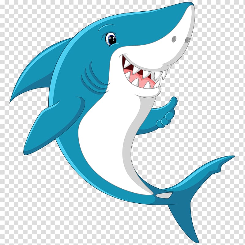 blue shark illustration, Shark Eating Fish , sharks transparent background PNG clipart
