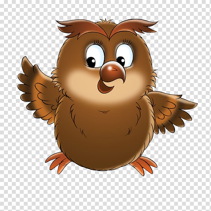 Tawny owl Bird Cartoon , owl transparent background PNG clipart