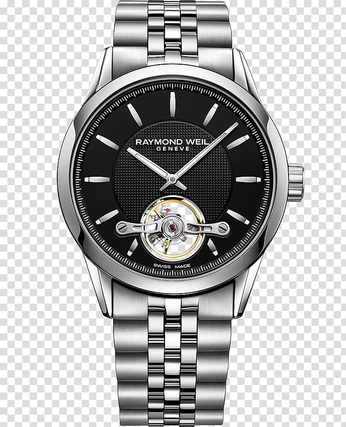 Raymond Weil Automatic watch Chronograph Swiss made, watch transparent background PNG clipart