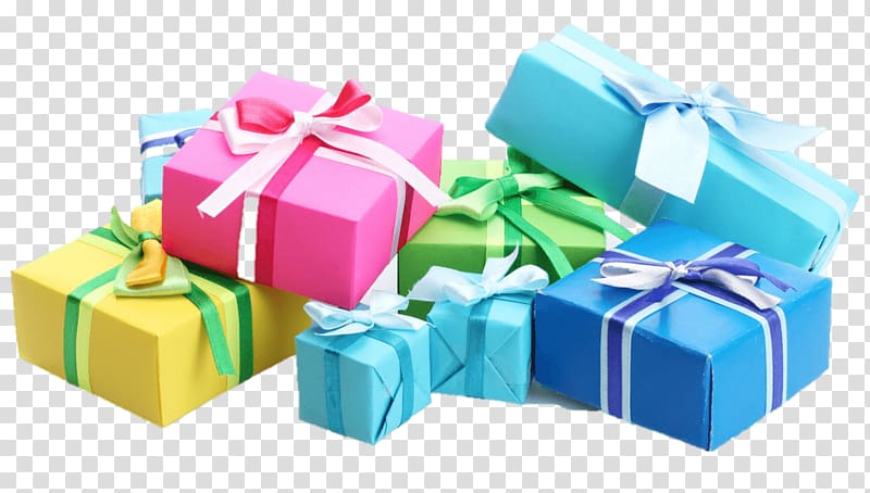 assorted-color of gift boxes, Gift Group transparent background PNG clipart