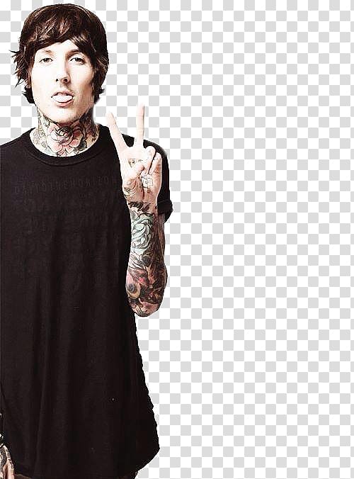 Oliver Sykes Bring Me the Horizon Music Singer, Kristallnacht transparent background PNG clipart