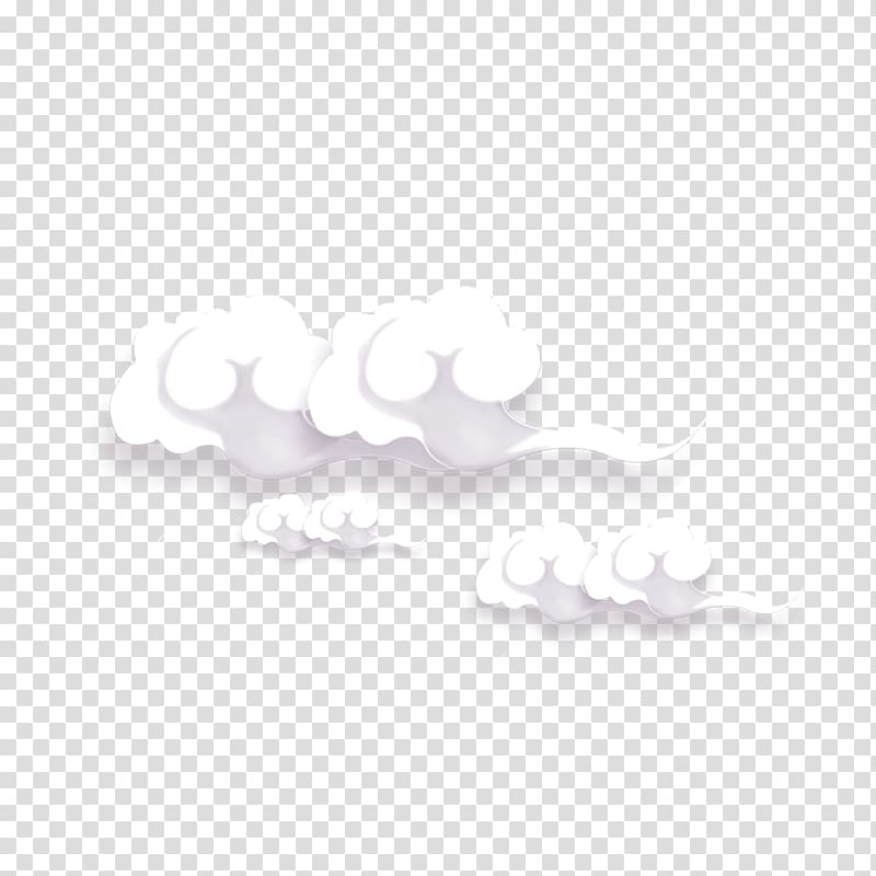 White Pattern, Cartoon realistic clouds transparent background PNG clipart