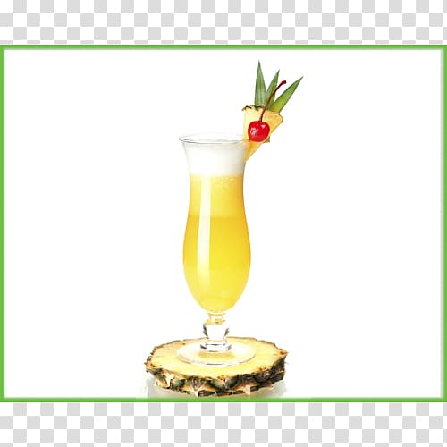 Piña colada Cocktail garnish Rum Juice, cocktail transparent background PNG clipart