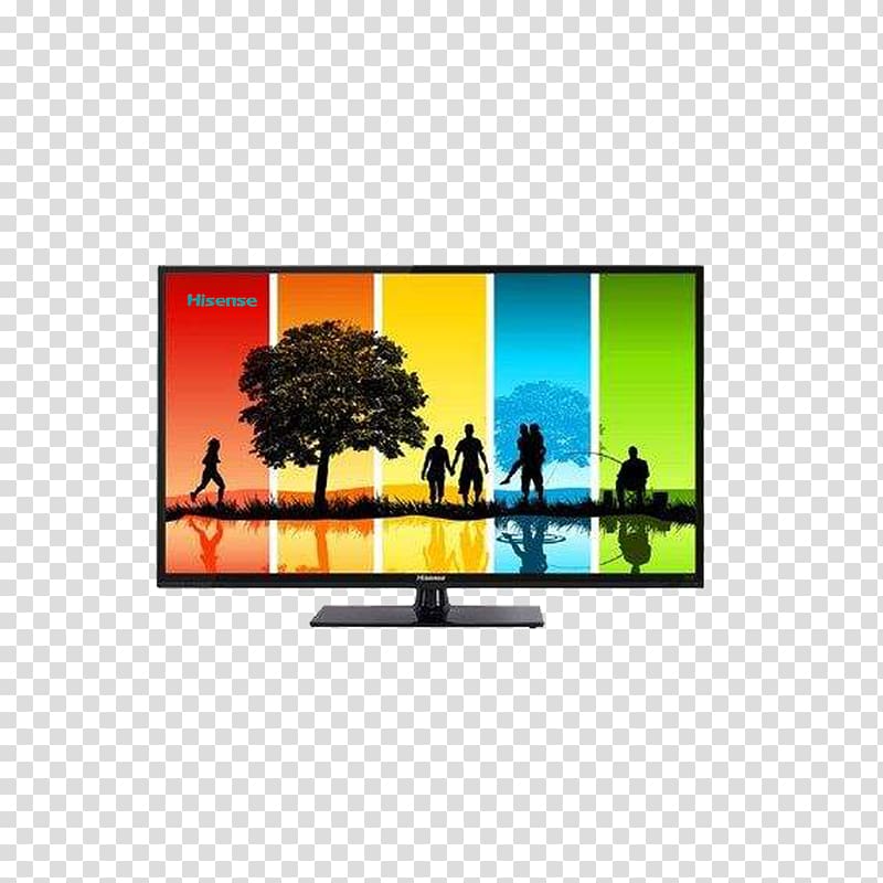 Family Illustration, Hisense TV transparent background PNG clipart