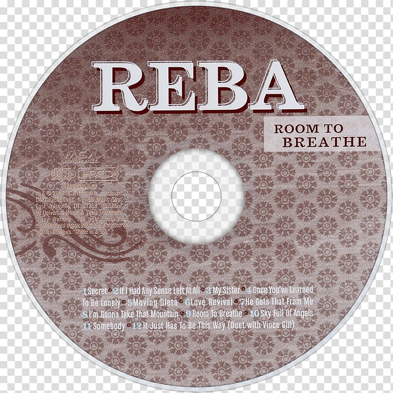 Compact disc Disk storage, reba mcentire transparent background PNG clipart
