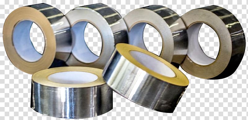 Aluminium foil Adhesive tape Metal Material, glare efficiency transparent background PNG clipart