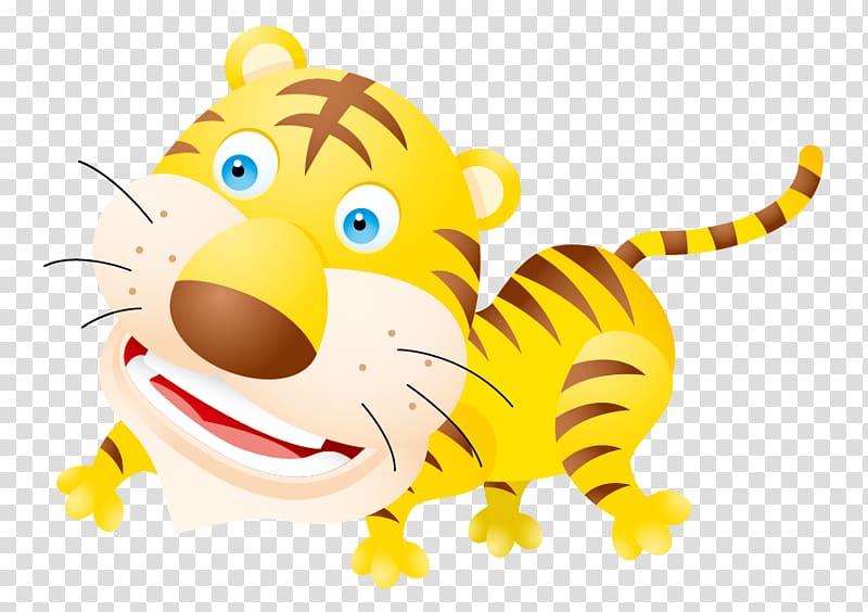 Project Tiger Lion Animation, Cartoon tiger transparent background PNG clipart