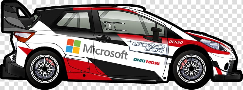World Rally Car 2017 World Rally Championship Toyota Yaris, car transparent background PNG clipart