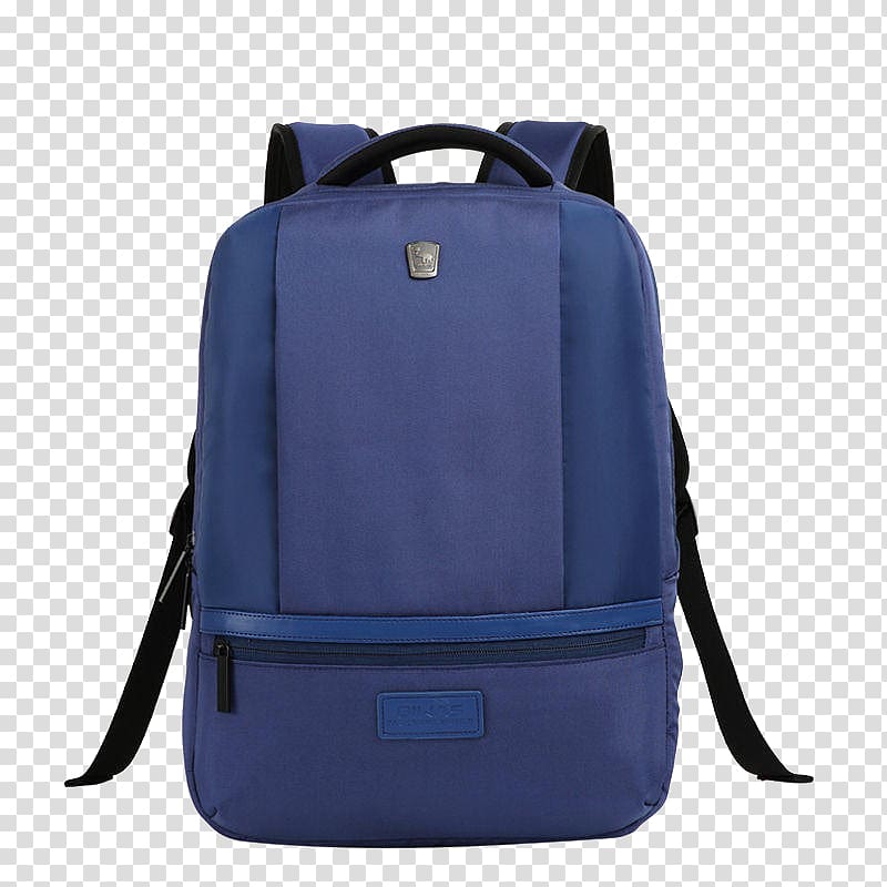 Backpack Estudante Bag, Simple blue student backpack transparent background PNG clipart
