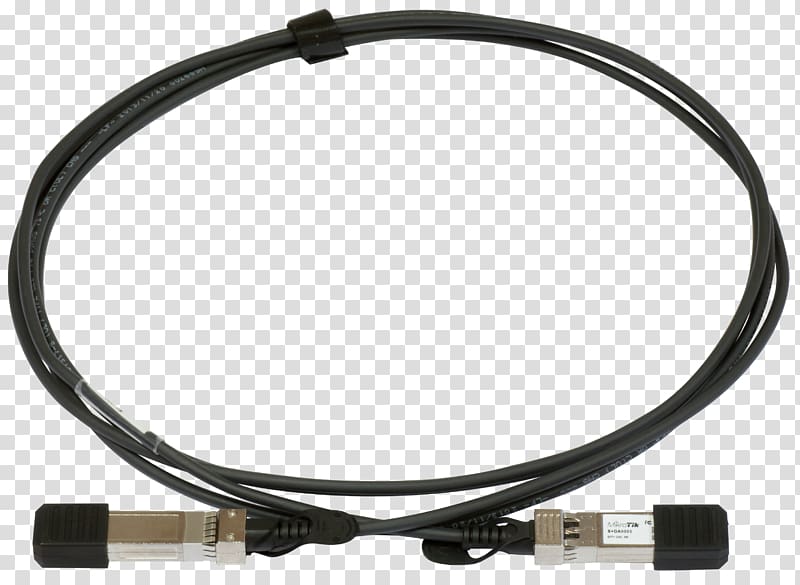 Small form-factor pluggable transceiver MikroTik Twinaxial cabling 10 Gigabit Ethernet SFP+, router transparent background PNG clipart