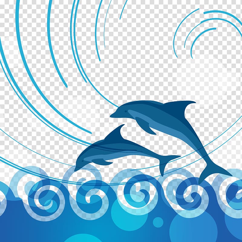 Burrunan dolphin, dolphins leap transparent background PNG clipart