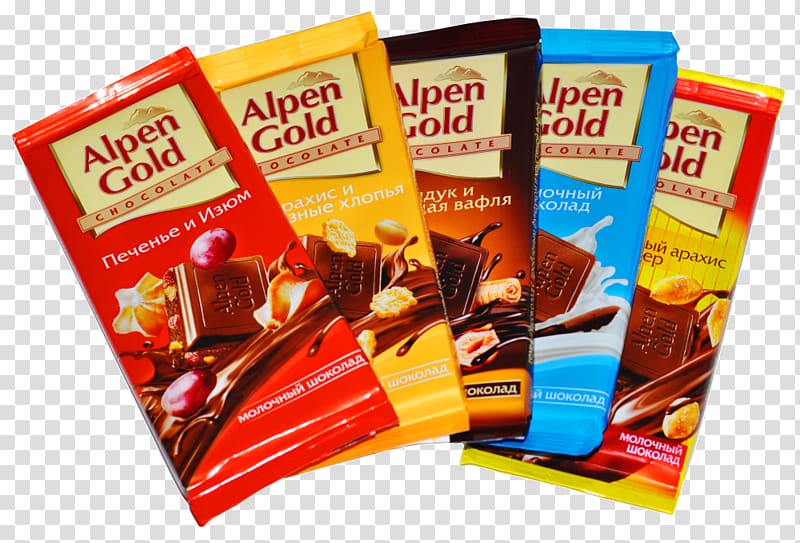 Alpen Gold Nikovend Chocolate Snack Junk food, chocolate transparent background PNG clipart