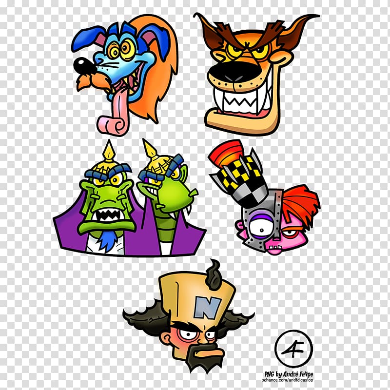 Crash Bandicoot N. Sane Trilogy Crash Bandicoot 2: Cortex Strikes Back Video game Tiny Tiger, crash bandicoot transparent background PNG clipart