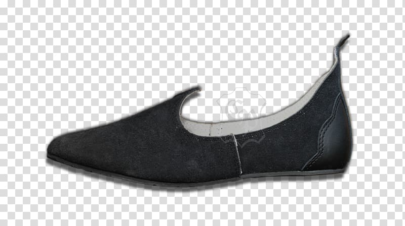 Middle Ages English medieval clothing Shoe, black leather shoes transparent background PNG clipart