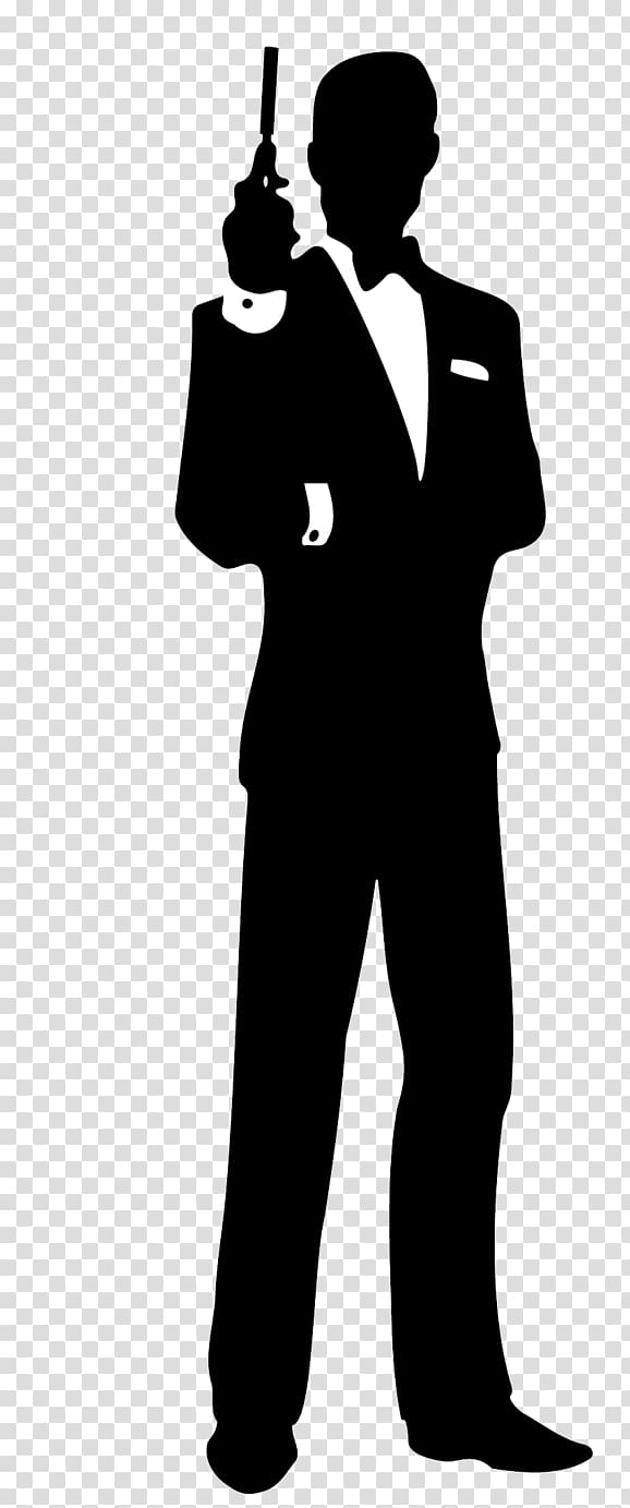 Free download | Silhouette of man wearing suit, James Bond Film Series ...