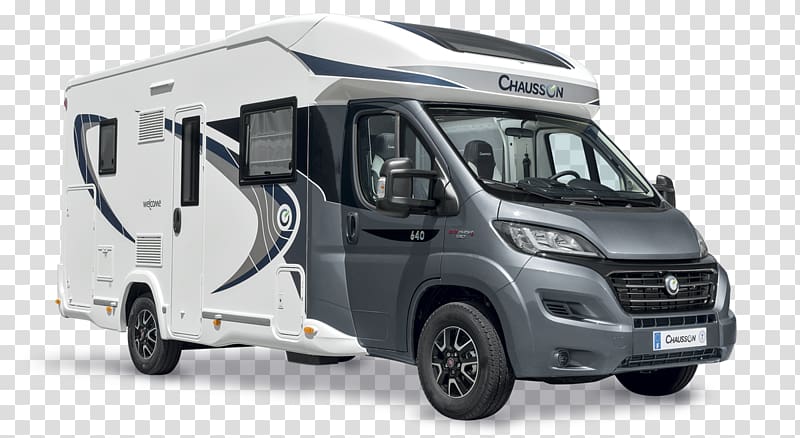 Caravan Campervans Chausson Motorhome, car profile transparent background PNG clipart