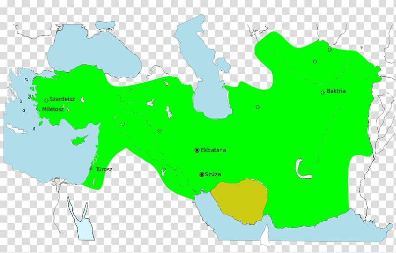 persian empire map blank