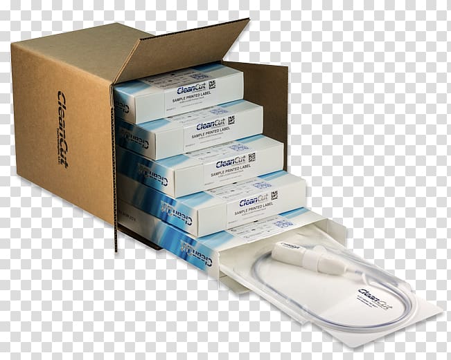 Packaging and labeling Box Medical device CleanCut Technologies, LLC, carton design transparent background PNG clipart