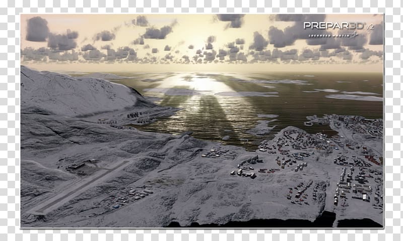 Microsoft Flight Simulator X Nuuk Airport Lockheed Martin Prepar3D Microsoft Flight Simulator 2004: A Century of Flight X-Plane, world scenery transparent background PNG clipart
