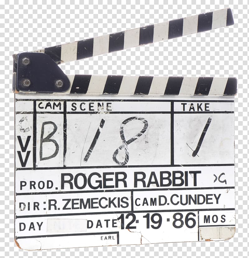 Clapperboard Film Jessica Rabbit Shot Touchstone s, others transparent background PNG clipart