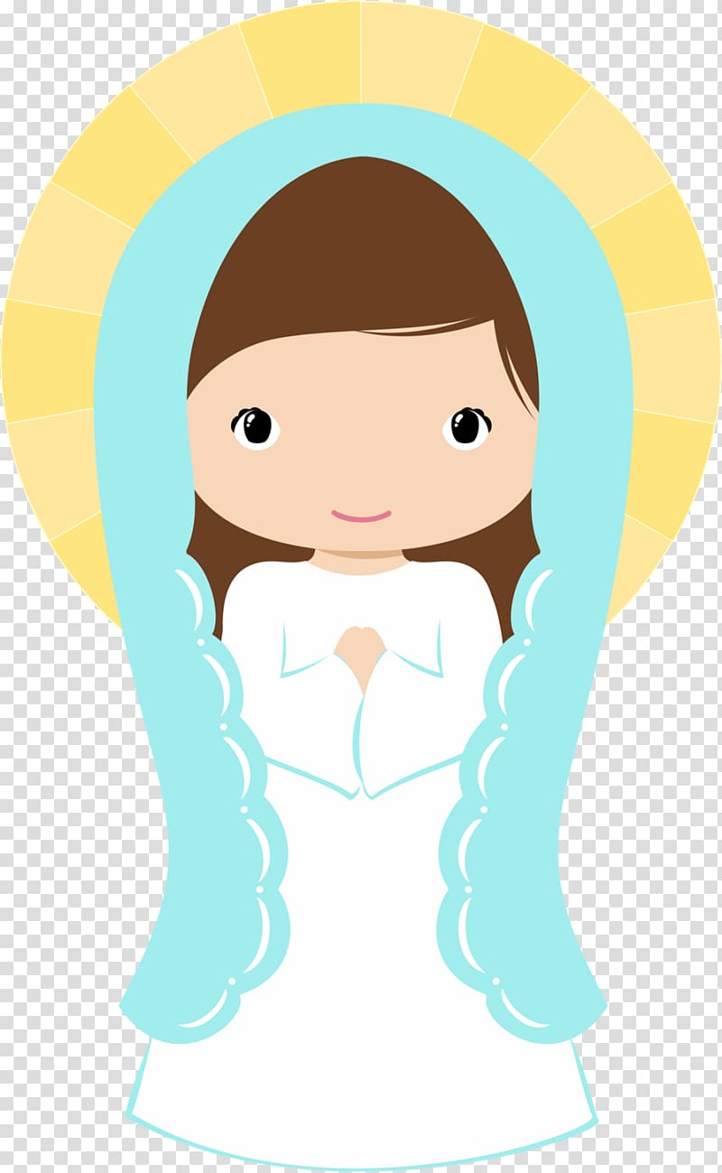 woman wearing blue veil illustration, Our Lady of Guadalupe Our Lady Mediatrix of All Graces First Communion Eucharist Religion, first Communion transparent background PNG clipart