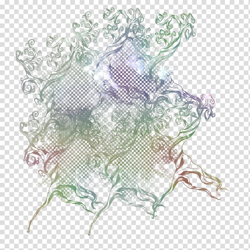 Floral design Visual arts Pattern, Halo Divergent Elements transparent background PNG clipart