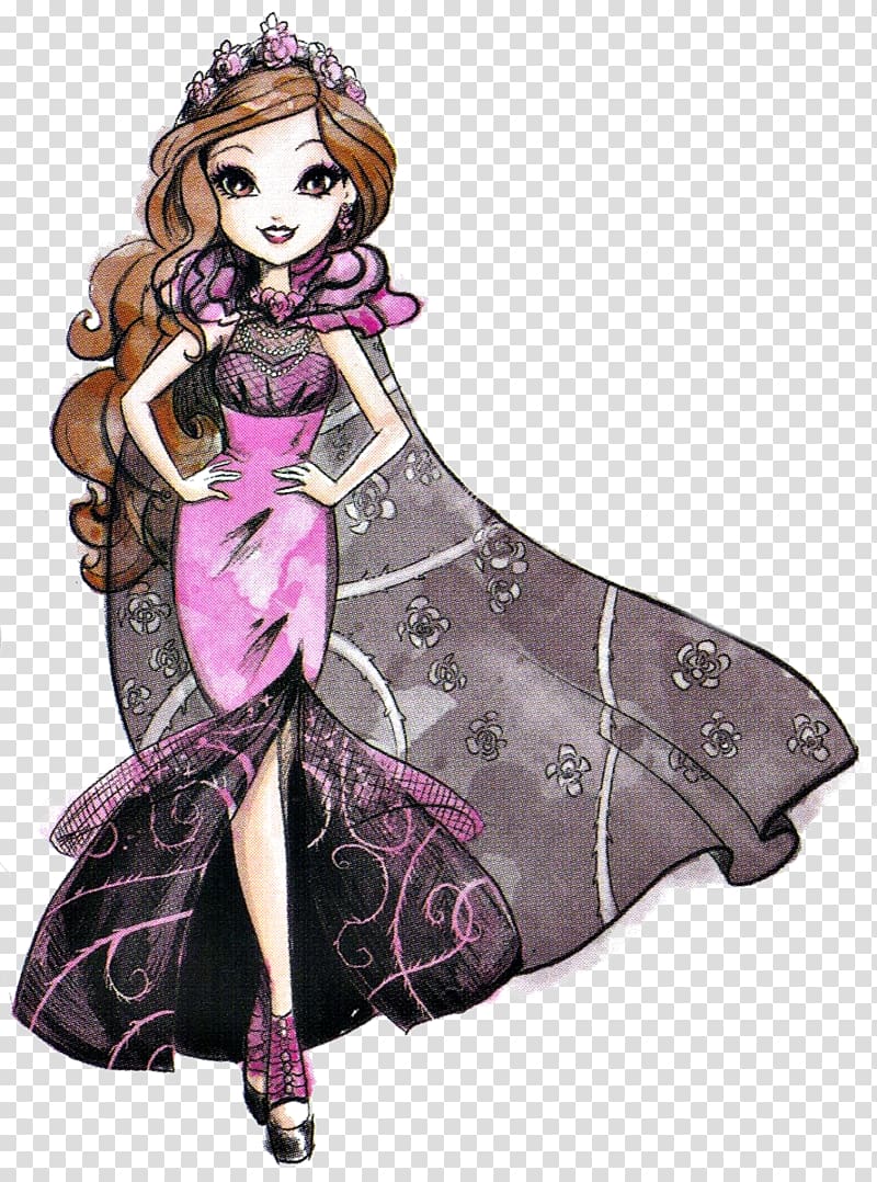 Ever After High YouTube Work of art Doll, beauty card transparent background PNG clipart