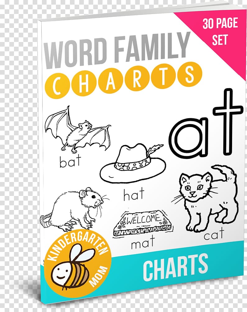 Letter Kindergarten Word family Writing Spelling, Word transparent background PNG clipart