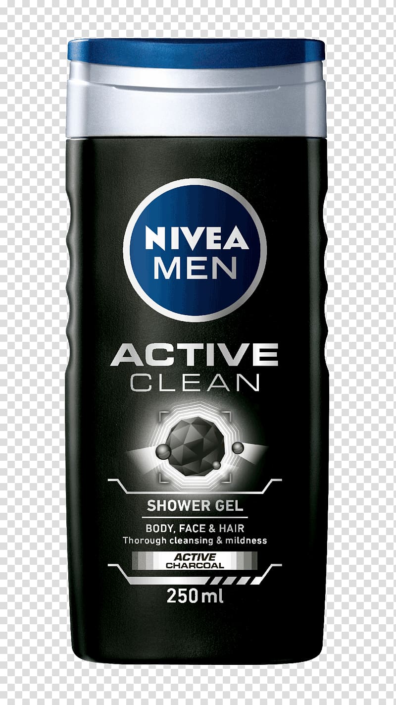 Nivea Shower gel Lip balm Deodorant Bathing, shower-gel transparent background PNG clipart