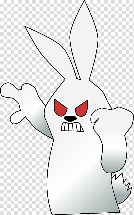 Domestic rabbit Easter Bunny Hare , bad bunny transparent background PNG clipart