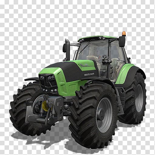 Farming Simulator 17 Tractor Agritechnica Case IH Deutz-Fahr, tractor transparent background PNG clipart