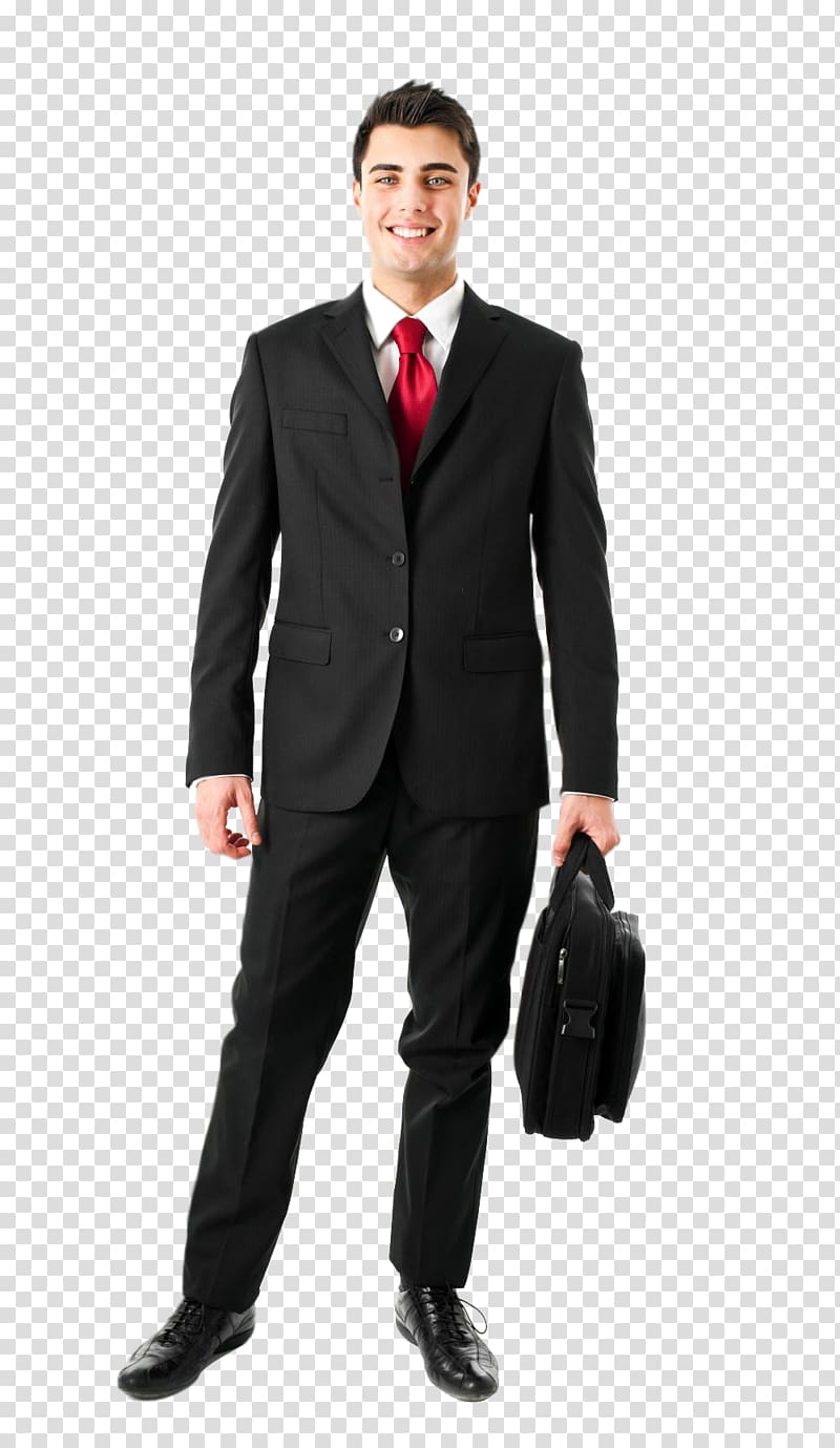 man carrying laptop bag, Business Briefcase, Businessman With Briefcase transparent background PNG clipart