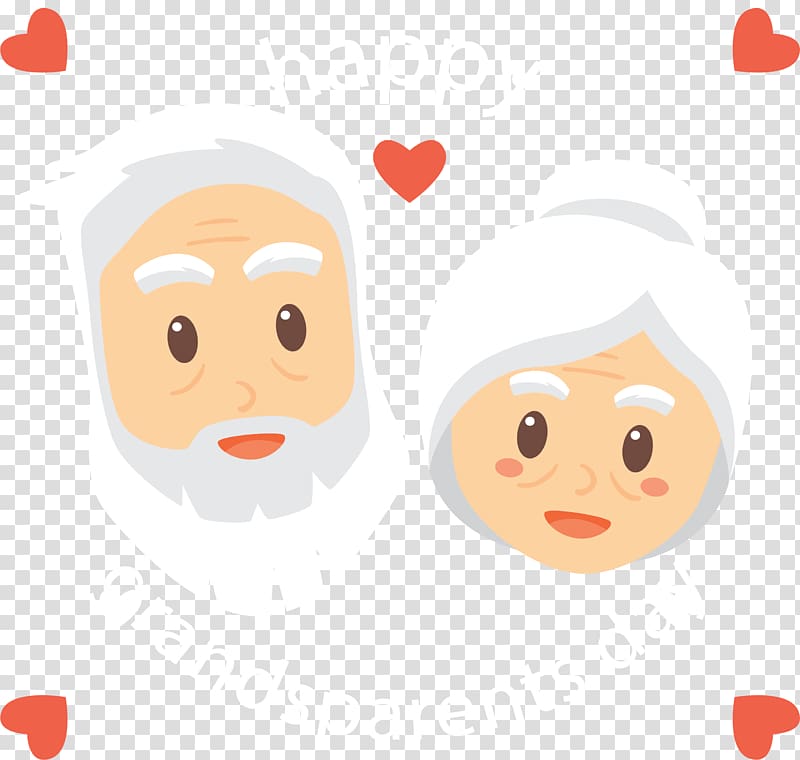 couple , Gray hair of the old couple transparent background PNG clipart