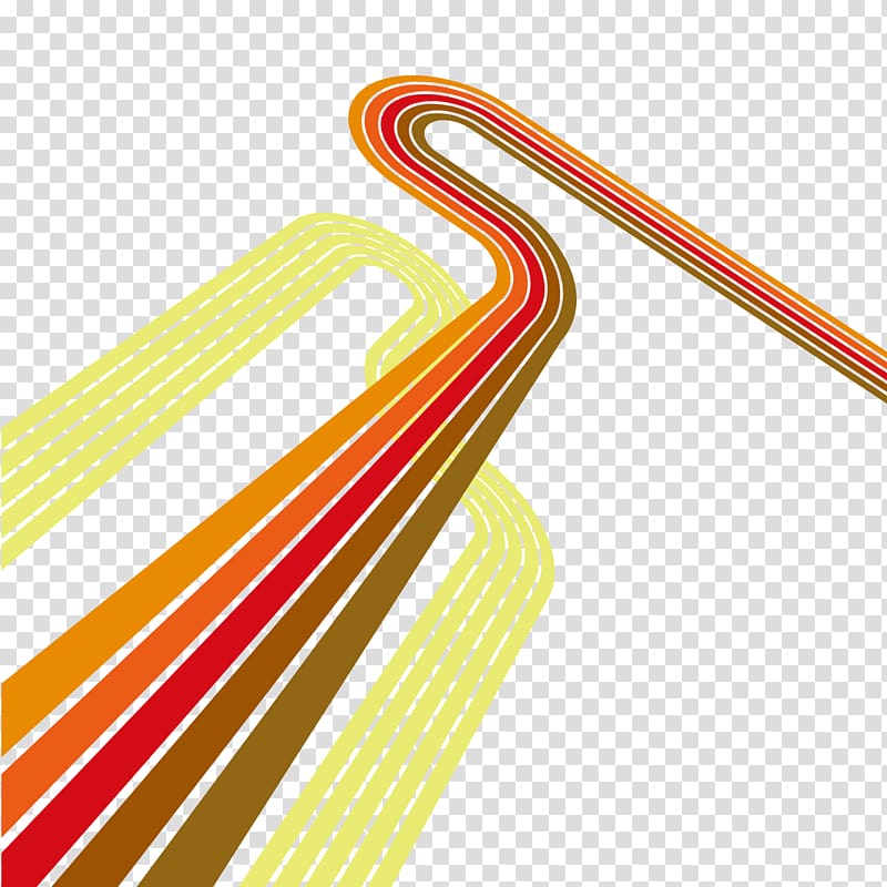 orange, red, and yellow stripe illustration, Line Euclidean , Background Lines transparent background PNG clipart